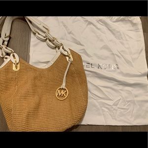 Michael Kors straw bag